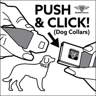 Product Buckle-Down Peanuts Seatbelt Dog Collar