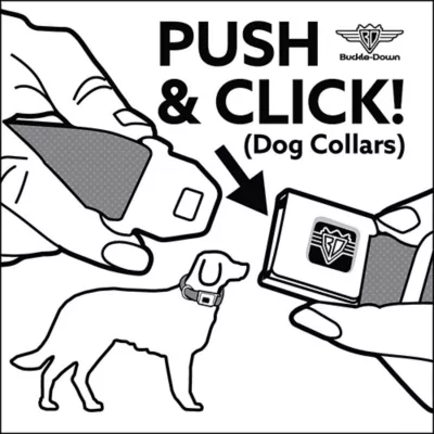 Product Buckle-Down Peanuts Snoopy Seatbelt Dog Collar