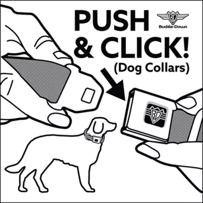 Product Buckle-Down Peanuts Snoopy Seatbelt Dog Collar