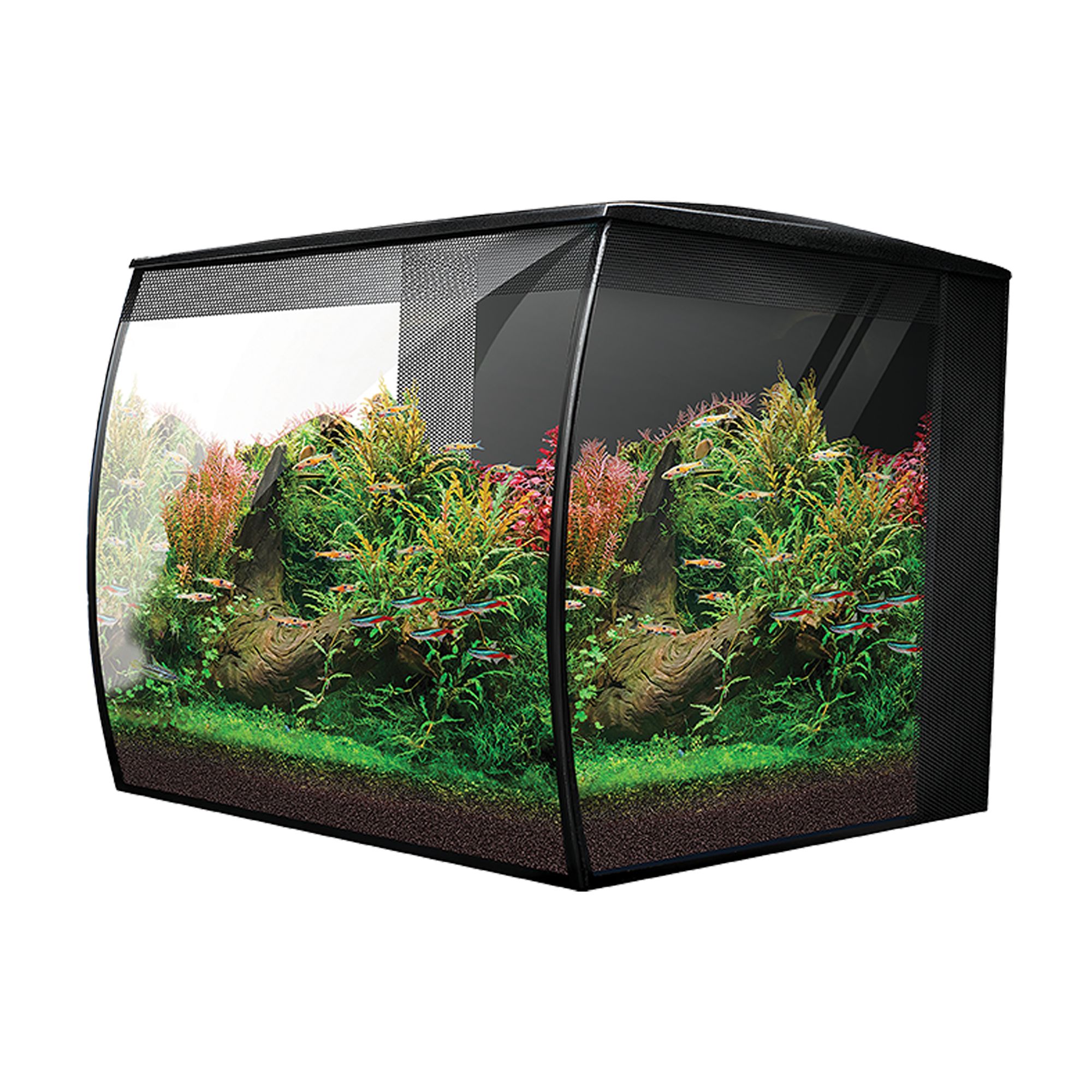 Fluval Flex 2.0 Aquarium, 15 US Gal (57 L)