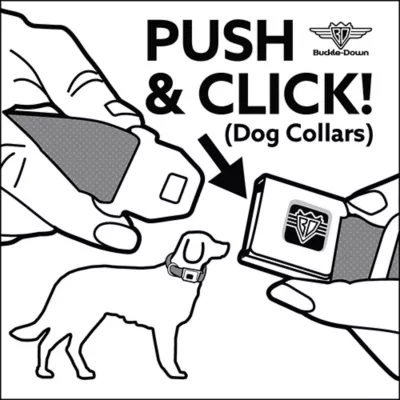 Product Buckle-Down Peanuts Snoopy Seatbelt Dog Collar