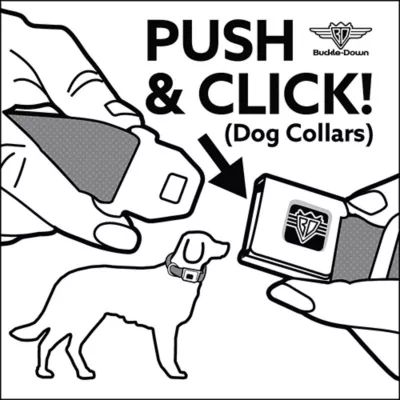 Product Buckle-Down Peanuts Snoopy Seatbelt Dog Collar