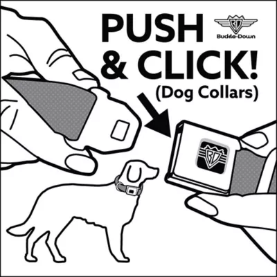Product Buckle-Down Peanuts Seatbelt Dog Collar