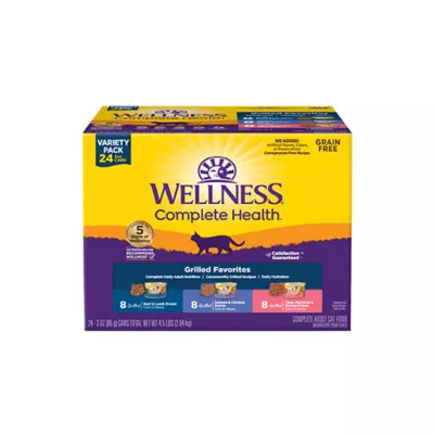 Product Wellness Cat - Grilled, Variety Pack, 24 CT, 72 OZ