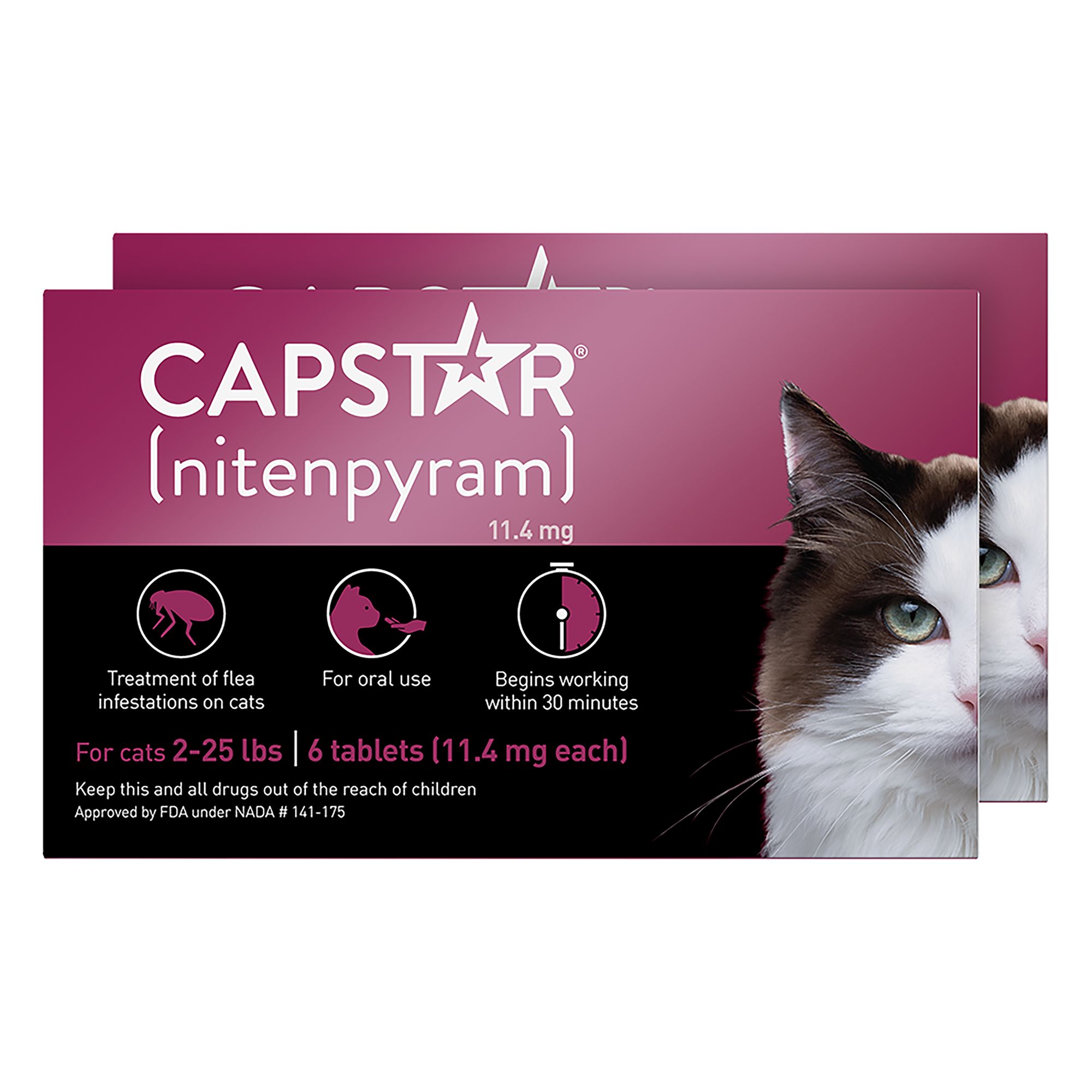 Capstar™ 2-25 Lb Cat Flea Treatment