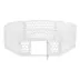 IRIS, 24-inch Exercise Multi-Panel Pet Playpen with Door, White image thumbnail 2
