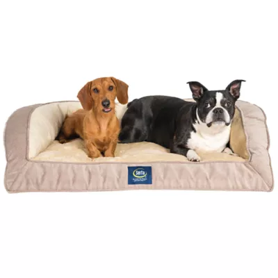 Product Serta® Quilted Orthopedic Bolster Pet Bed w/Removable Cover