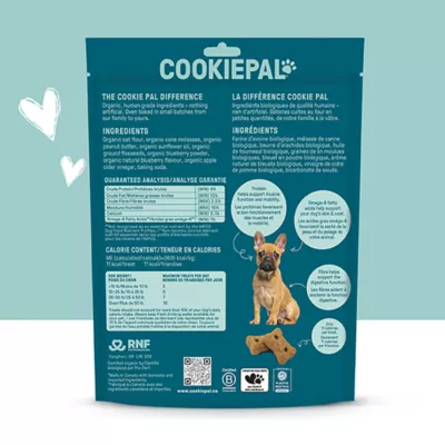 Product COOKIE PAL Spooky Bones Dog Treats - Peanut Butter & Blueberry, 300g