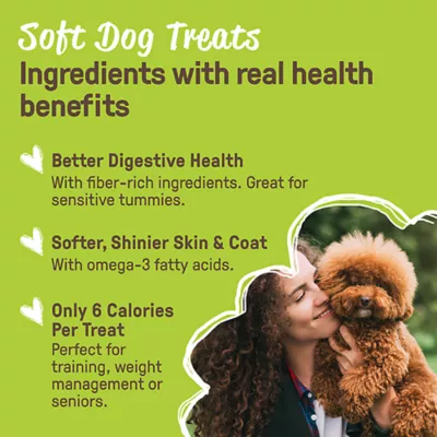 Product COOKIE PAL Dog Treats Peanut Butter & Apple Soft Baked Bites
