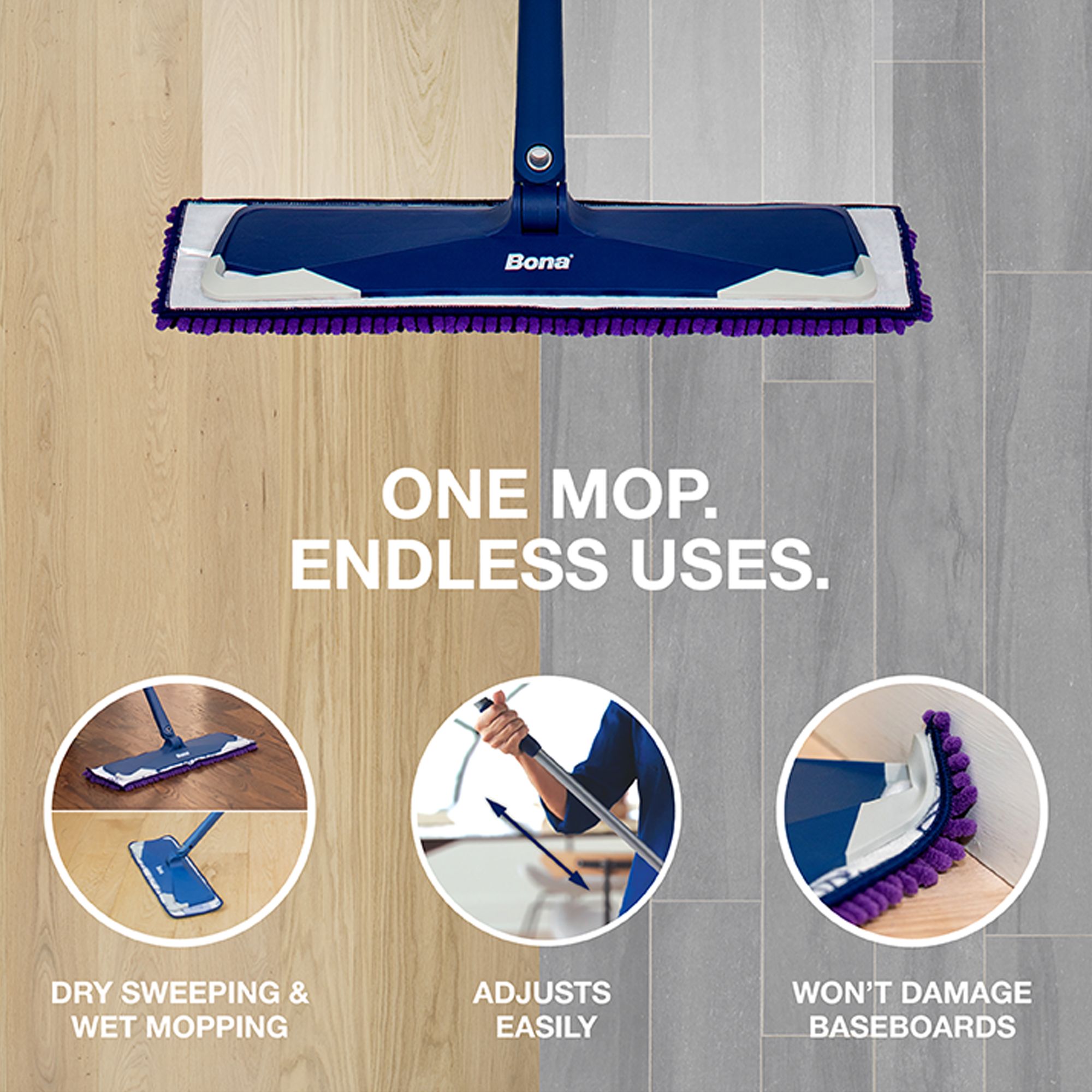 Bona Pet System Premium Microfiber Dry Mop - Thumbnail 3