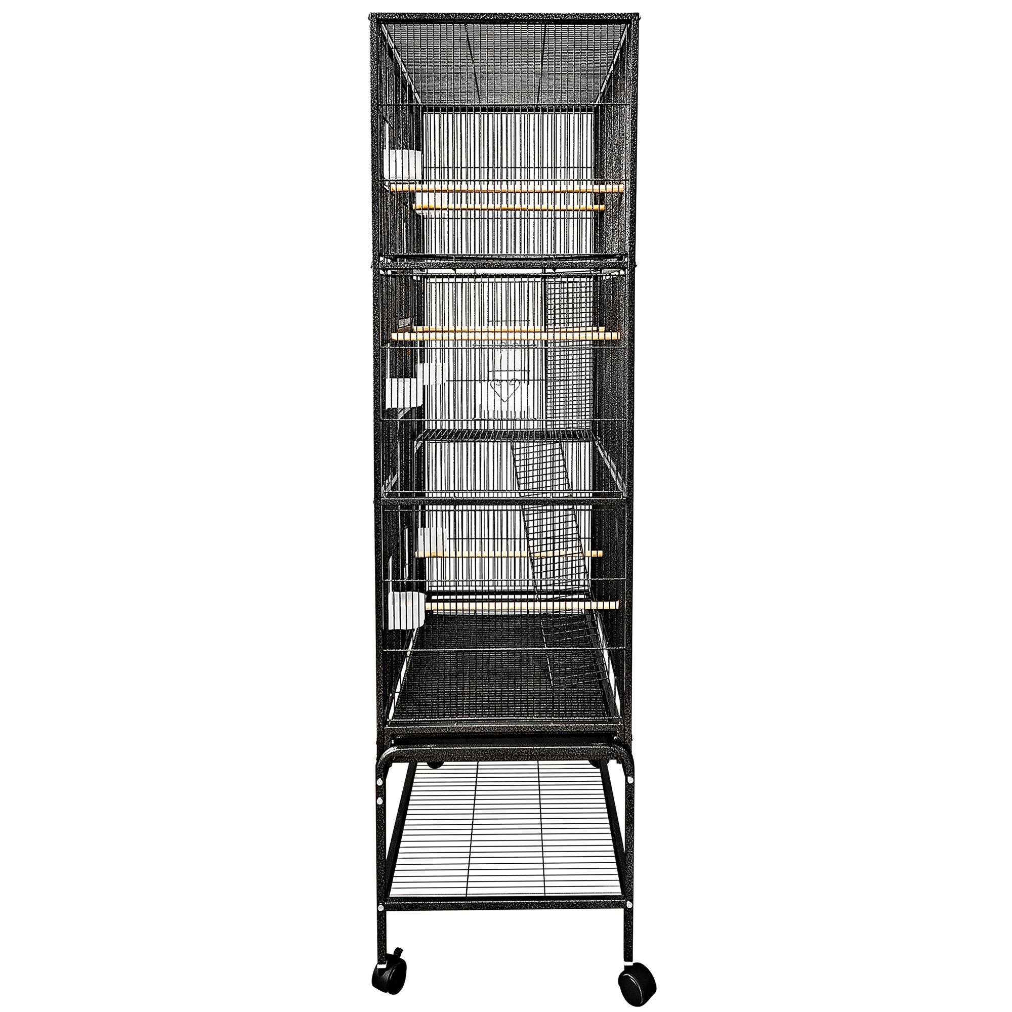 A&E Cage Company Multilevel Flight Pet Bird Cage Black for Medium Birds - thumbnail 5