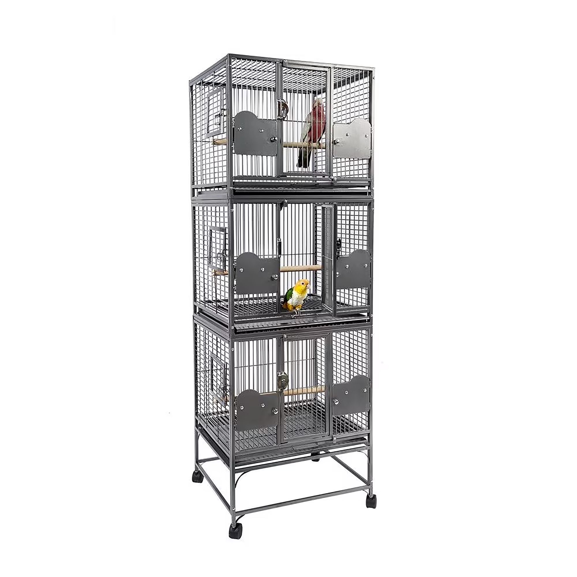 A&E Cage Company Triplestack Pet Bird Cage for Large Birds - thumbnail 2