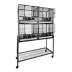 A&E Cage Company Four Unit Cage with Stand Black image thumbnail 1