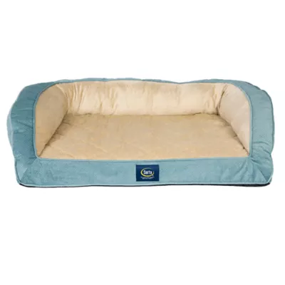 Product Serta® Quilted Orthopedic Bolster Pet Bed w/Removable Cover