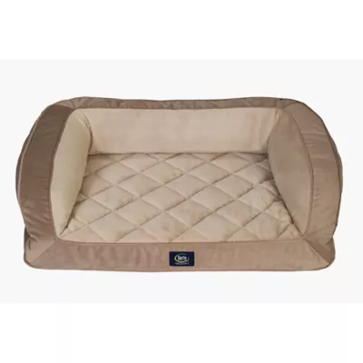 Product Serta® Quilted Orthopedic Bolster Pet Bed w/Removable Cover