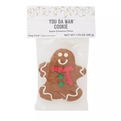 Product Merry and Bright Gingerbread Decorated Cookie Dog Treat 1 Count 1.7 OZ