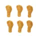 Merry and Bright Rawhide Alternative Fried Chicken Dog Treats 6 Count 6.3 OZ image thumbnail 1