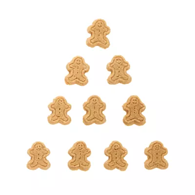 Product Merry and Bright Gingerbread Shaped Meaty Treats Ornament 4 OZ