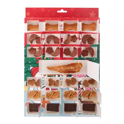 Product Merry and Bright Jerky Dog Treat 25 Day Advent Calendar 7.3 OZ