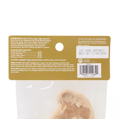 Product Merry and Bright Santa Decorated Cookie Dog Treat 1 Count 2.1 OZ