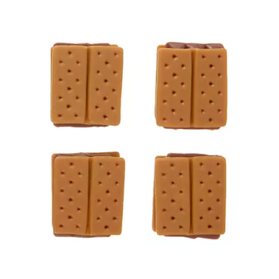 Product Merry and Bright Rawhide Alternative S'mores Dog Treats 4 Count 5.3 OZ