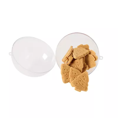 Product Merry and Bright Tree Shaped Meaty Treat Ornament Dog Treats 4 OZ