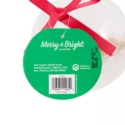 Product Merry and Bright Tree Shaped Meaty Treat Ornament Dog Treats 4 OZ