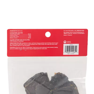 Product Merry and Bright Beef Liver Dog Treats 4 OZ