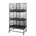 A&E Cage Company Six Unit Breeder Cage Black image thumbnail 1