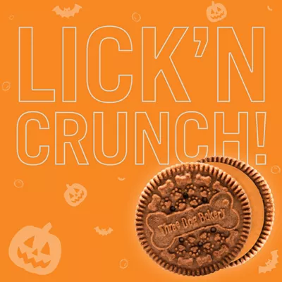 Product Three Dog Bakery Howl-O-Ween Lick 'n' Crunch Dog Treats 13 OZ