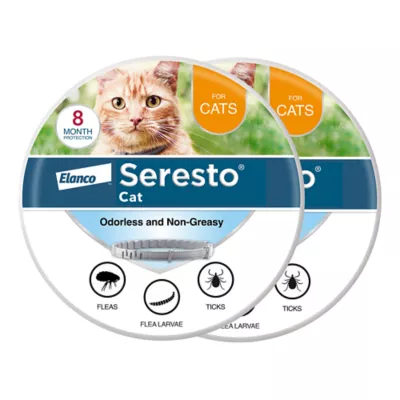 Product Seresto Cat Vet-Recommended Flea and Tick Treatment and Prevention Collar for Cats /  2-Pack