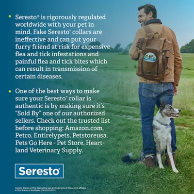 Product Seresto® Dog Vet-Recommended Flea and Tick Treatment and Prevention Collar for Large Dogs /  2-Pack