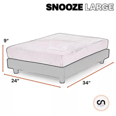 Club Nine Pets Snooze Collection Orthopedic Raised Dog Bed - Image 5