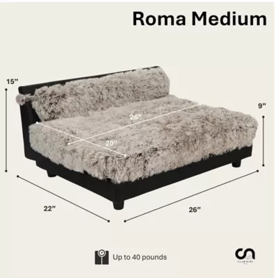 Club Nine Pets Roma Elevated Orthopedic Dog Bed - Image 10