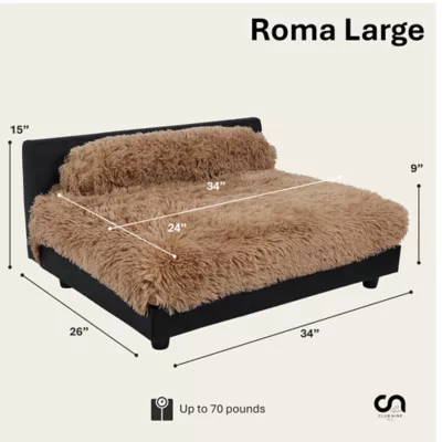 Club Nine Pets Roma Elevated Orthopedic Dog Bed - Image 10