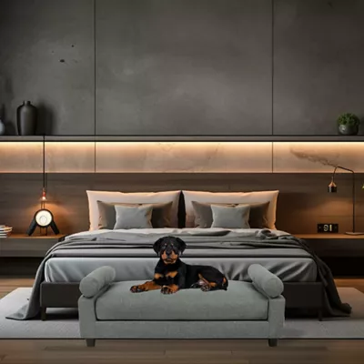 Club Nine Pets Uma Orthopedic Settee Dog Bed - Image 5