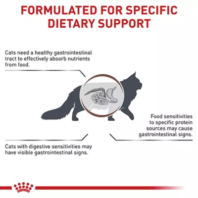 Product Royal Canin Veterinary Diet Multifunction Adult Dry Cat Food - Gastrointestinal + Hydrolyzed Protein