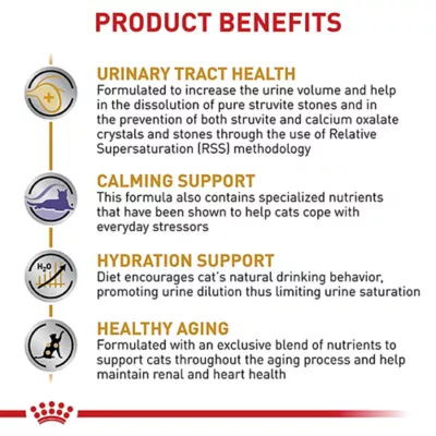 Product Royal Canin Veterinary Diet Multifunction Dry Aging 7+ Cat Food - Urinary SO & Calm