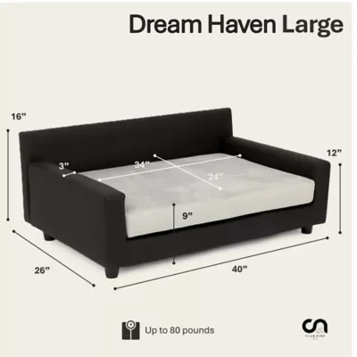 Club Nine Pets Dream Haven Orthopedic Dog Couch Bed - Image 10