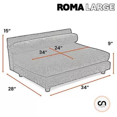 Product Club Nine Pets Roma Elevated Orthopedic Dog Bed