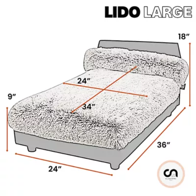 Product Club Nine Pets Lido Orthopedic Raised Dog Bed