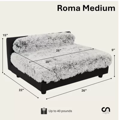 Club Nine Pets Roma Elevated Orthopedic Dog Bed - Image 10