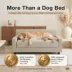 Club Nine Pets Metro Gray Sofa Orthopedic Extra Large Dog Bed image thumbnail 9