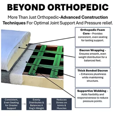 Club Nine Pets Milo Orthopedic Elevated Dog Bed - Image 5