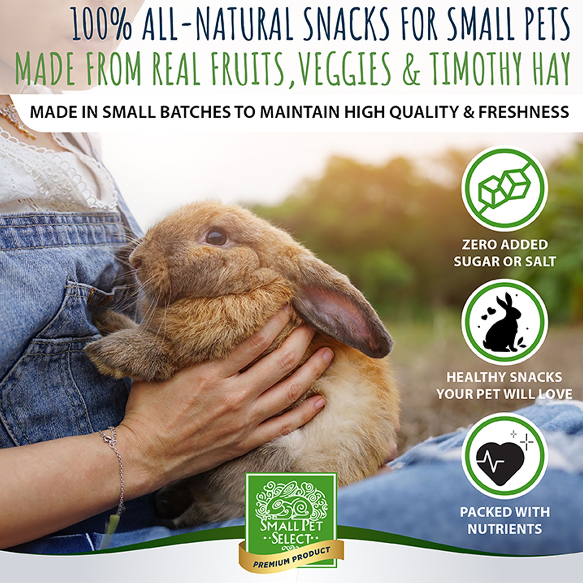 Small Pet Select Healthy Snackers Small Pet Treats 4 oz - thumbnail 2