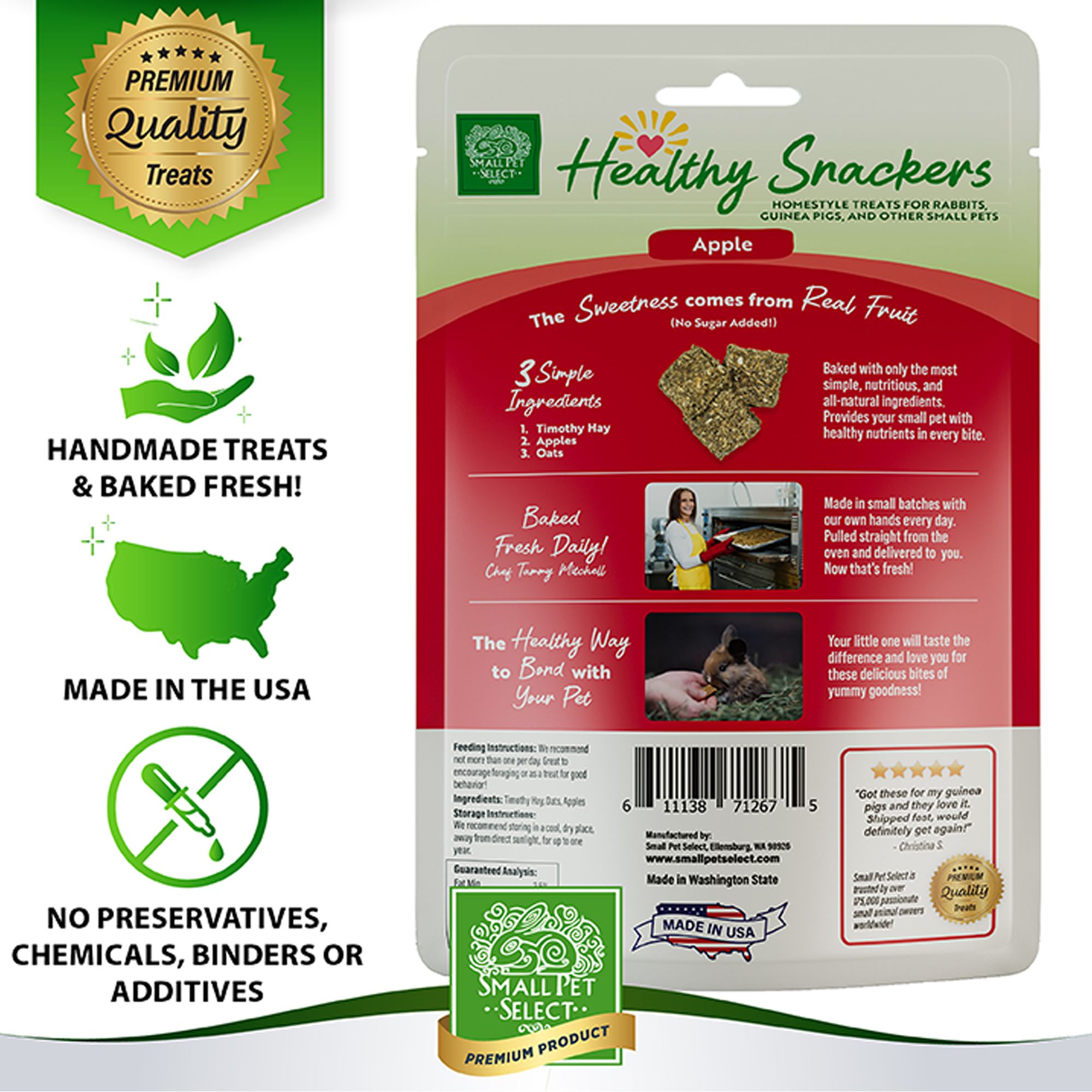 Small Pet Select Healthy Snackers Small Pet Treats 4 oz - thumbnail 4