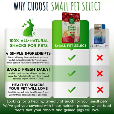 Product Small Pet Select Healthy Snackers Small Pet Treats 4 oz