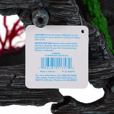 Product Top Fin® Ship with Plants Aquarium Ornament