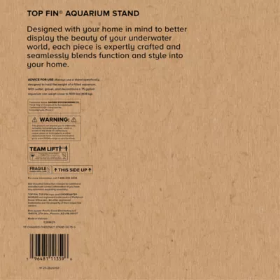 Product Top Fin® Chalked Chestnut Finish Aquarium Stand