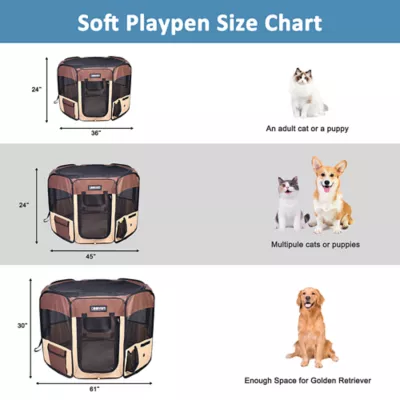 Product Jespet Collapsible Soft-Sided Playpen W/Carry Bag